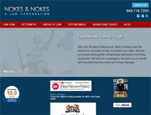 Tablet Screenshot of nokeslaw.com